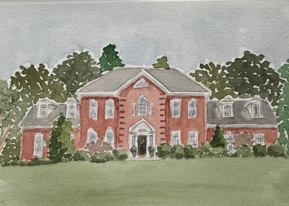 8x10 home portrait for fire victims