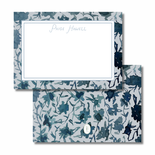 lauren notecards (blue)