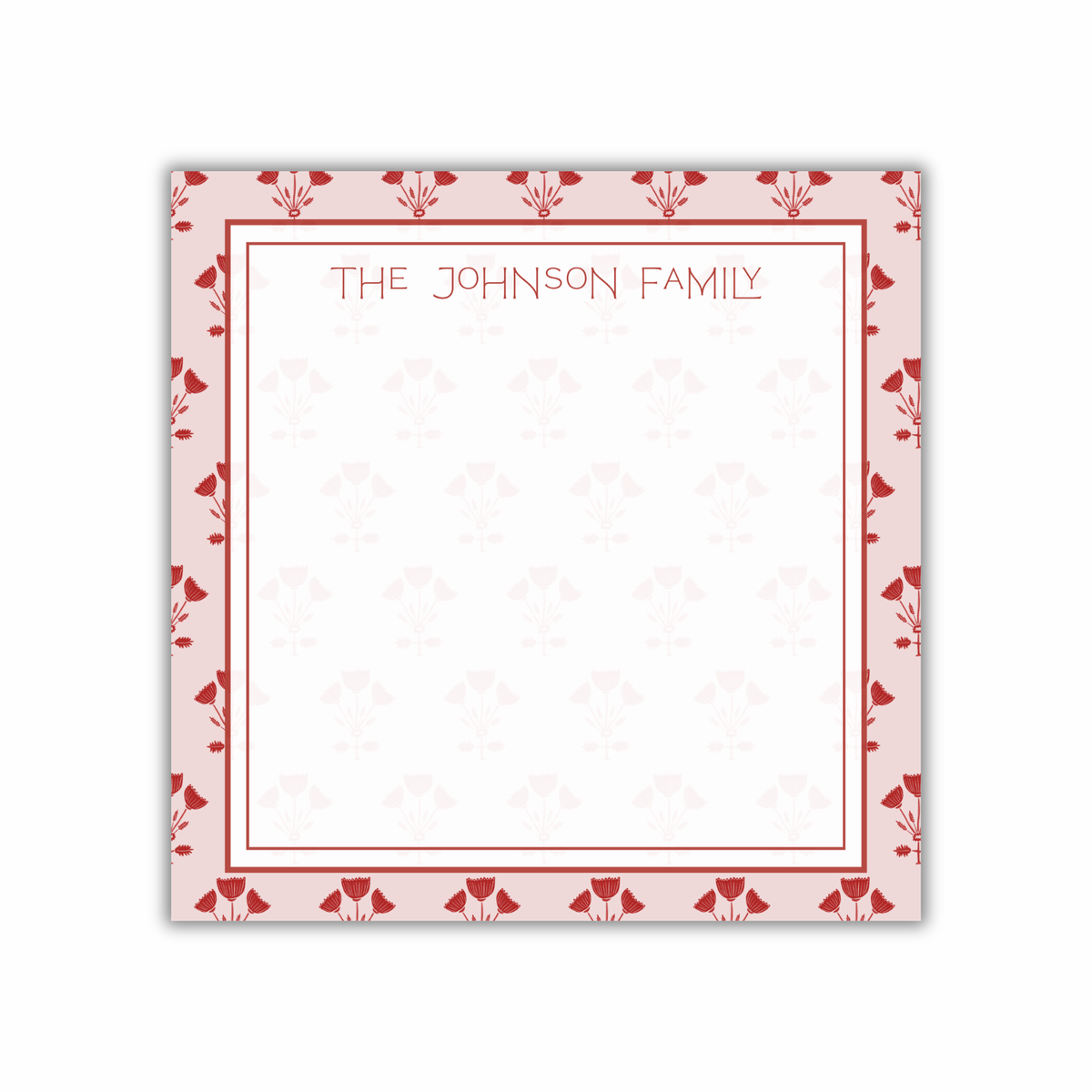 jenn 8x8" notepad (pink)