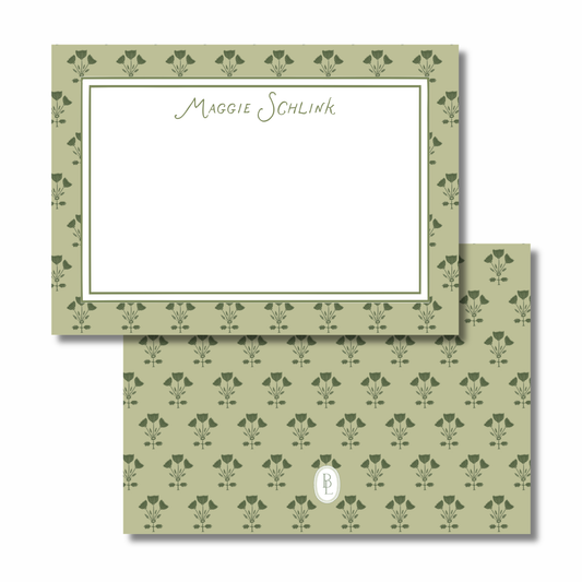 jenn notecards (green)