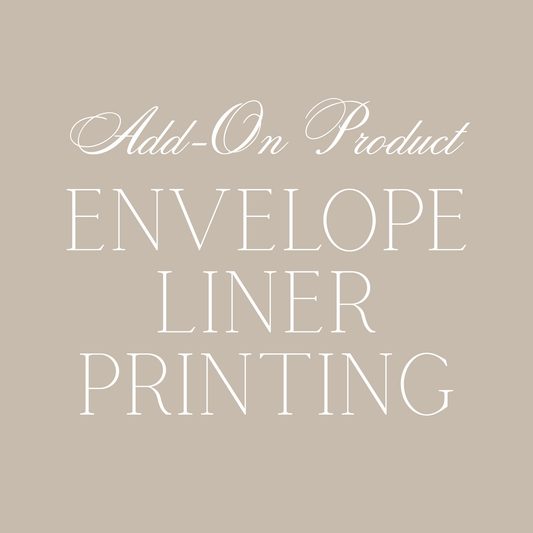 +add on+ envelope liner printing