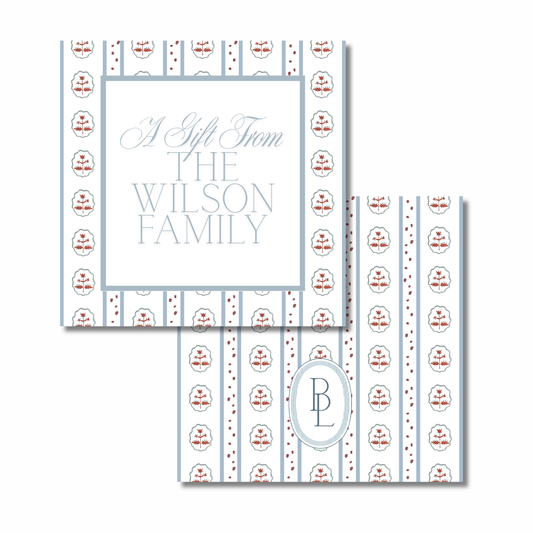 maggie stripe gift tags