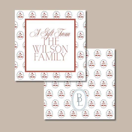 medallion gift tags