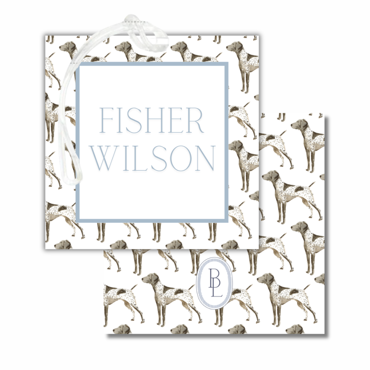 pointer bag tag