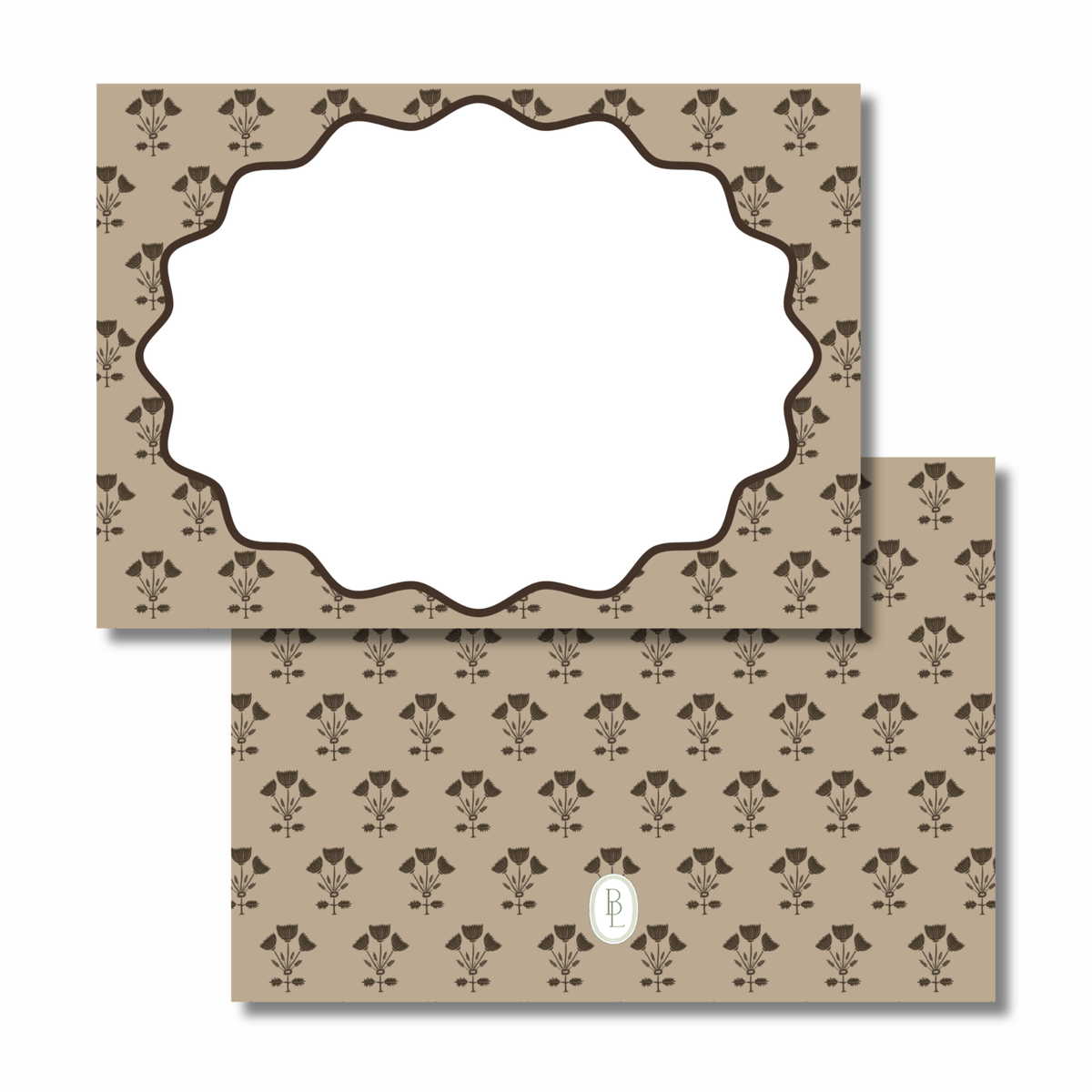 jenn notecards (brown)