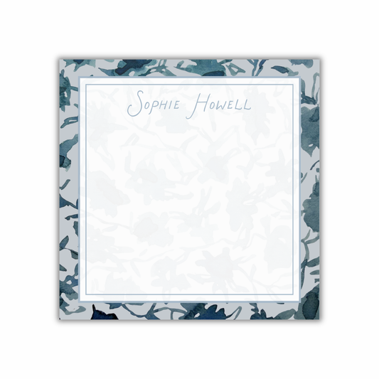 lauren 8x8" notepad (blue)