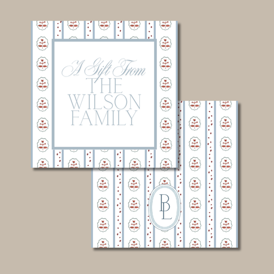 medallion gift tags