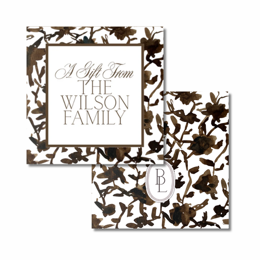 margot gift tags (brown)