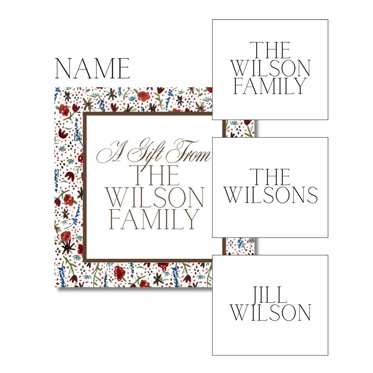 paige gift tags
