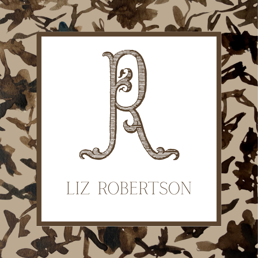 lauren gift tags (brown)