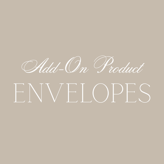 +add on+ envelopes